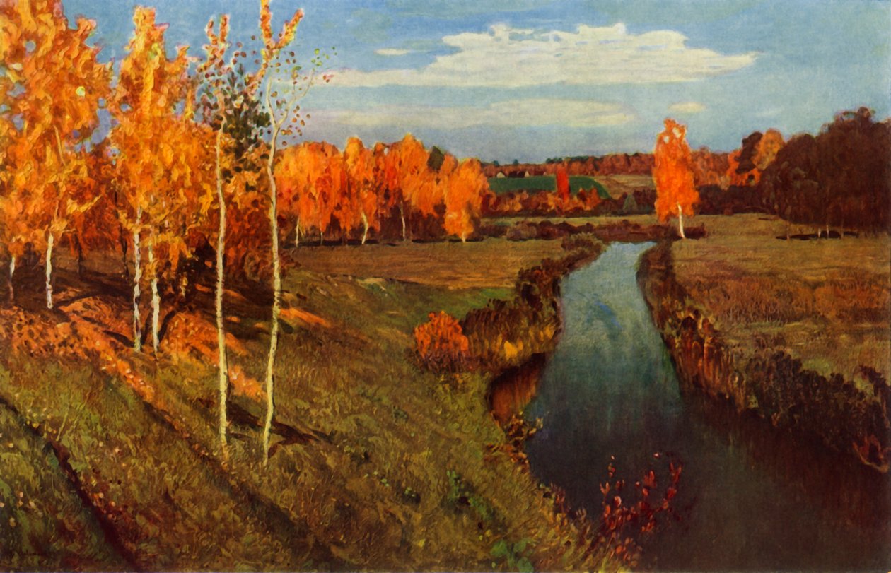 Otoño dorado, 1895, 1965 de Isaak Ilyich Levitan