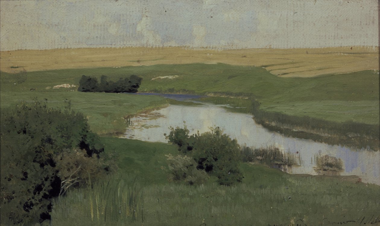 Pequeño Río Istra, 1885-1886 de Isaak Ilyich Levitan