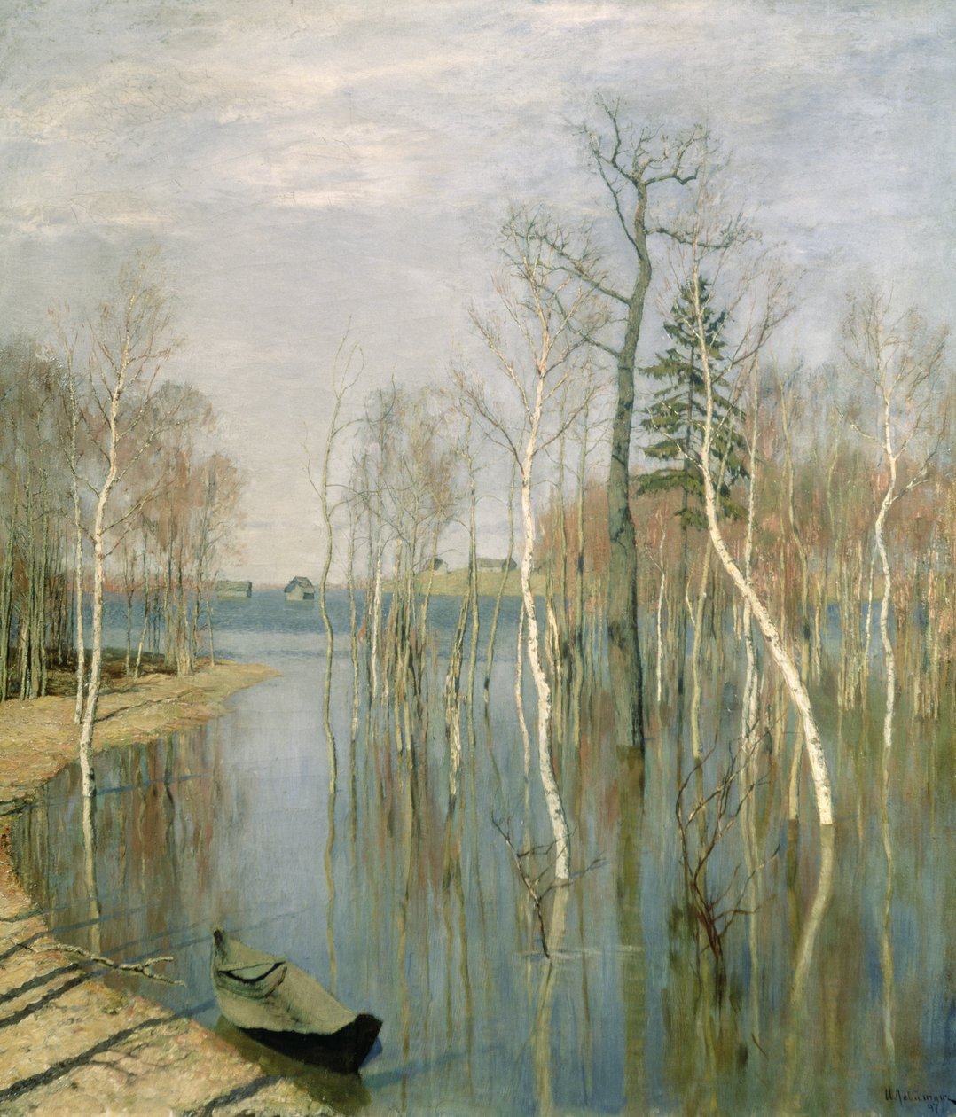 Primavera, Aguas Altas, 1897 de Isaak Ilyich Levitan