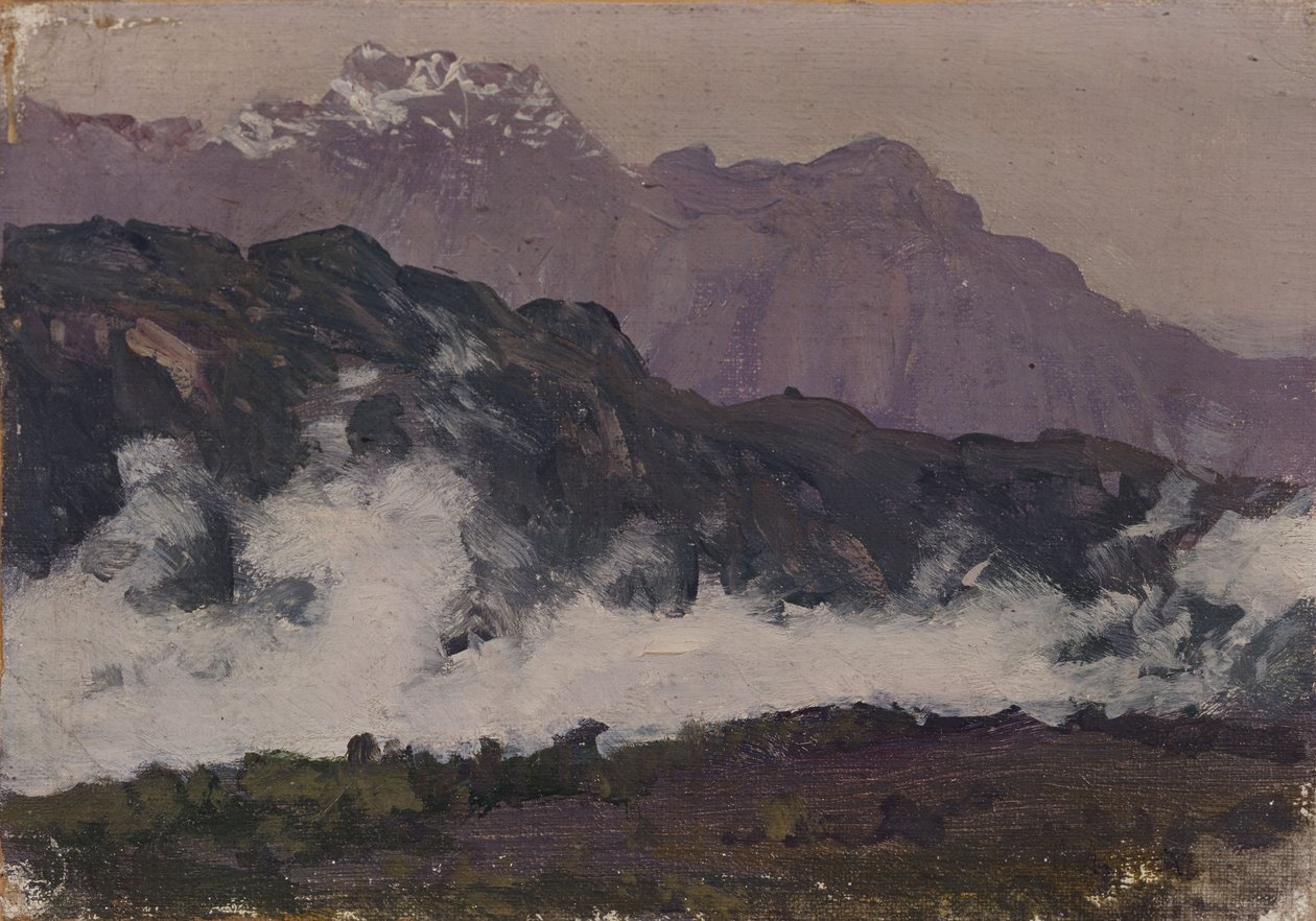 Los Alpes, 1897 de Isaak Ilyich Levitan