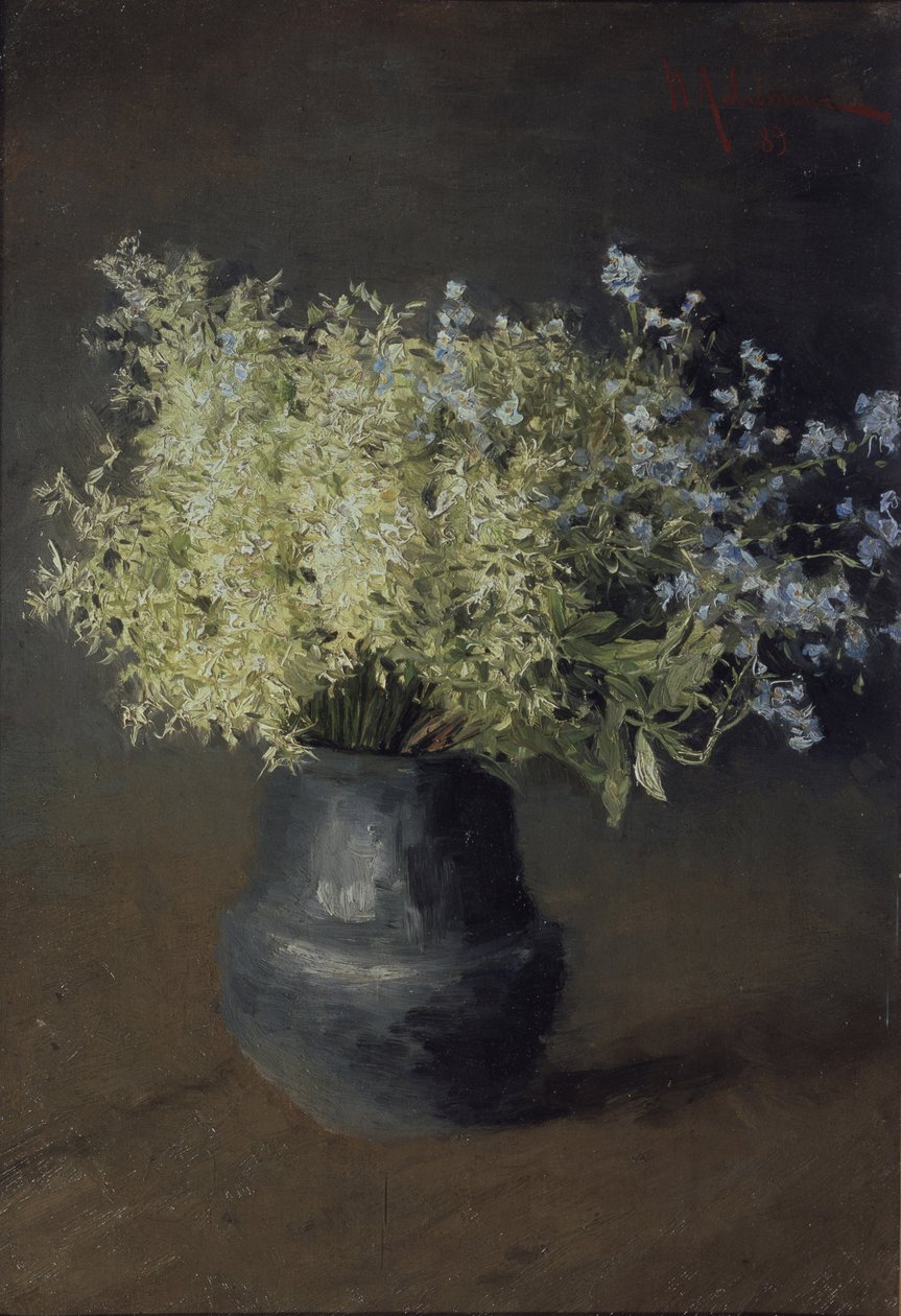 Violetas silvestres y nomeolvides, 1889 de Isaak Ilyich Levitan