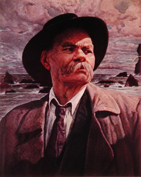 Maxim Gorky (1868-1936) c.1930-36 de Isaak Israilevich Brodsky