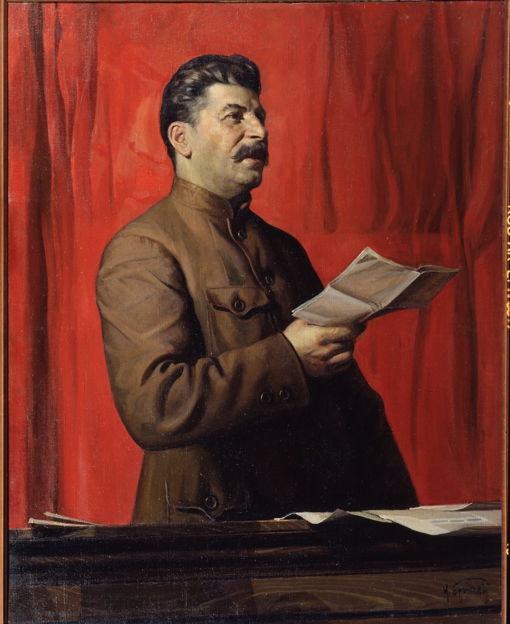 Retrato de Stalin de Isaak Israilevich Brodsky