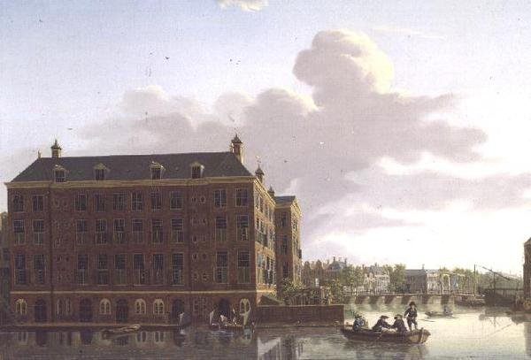 Vista de Ámsterdam, 1779 de Isaac Ouwater