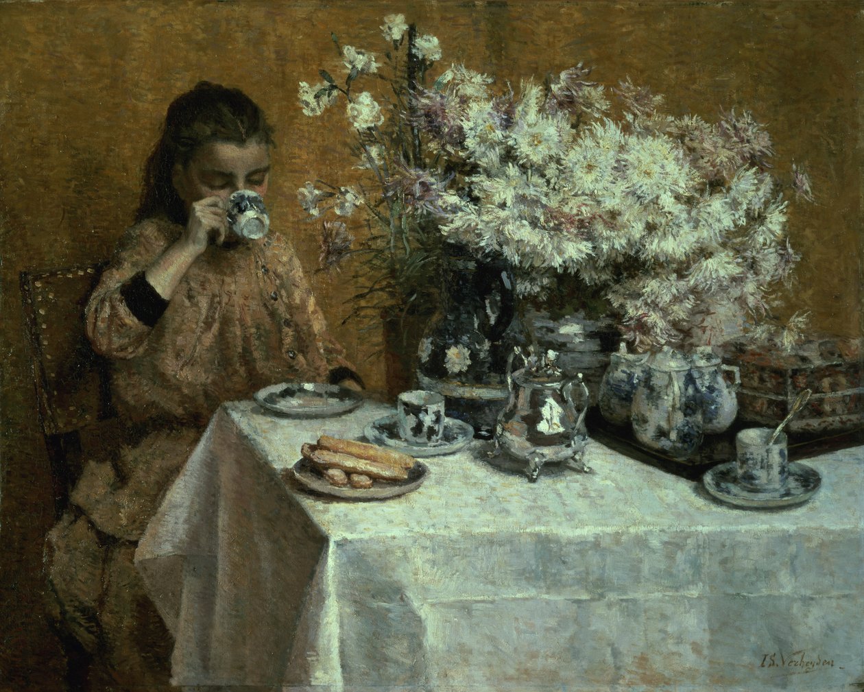 Té de la tarde de Isidor Verheyden