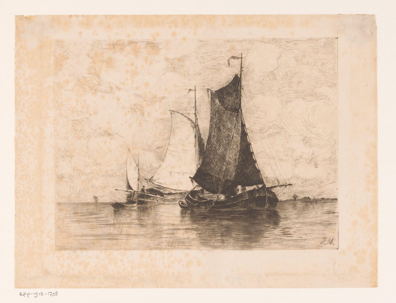 Barcos en el Escalda de Isidore Meyers