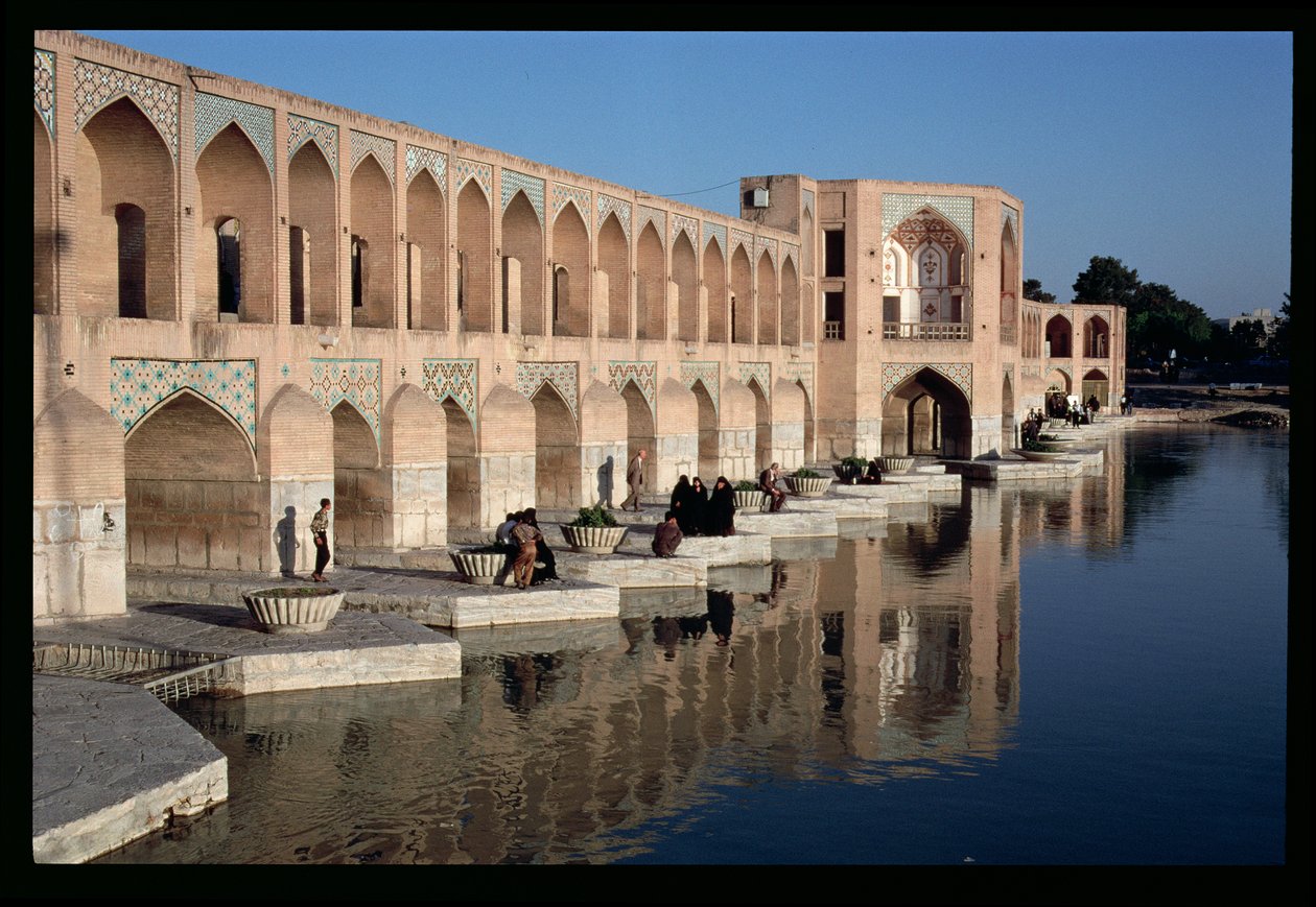 El puente Khaju, período safávida de Islamic School