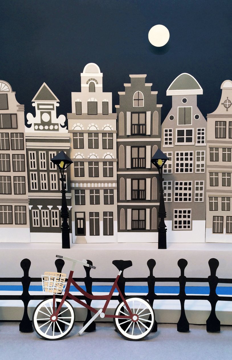 La ciudad duerme, 2016 (papel) de Isobel Barber