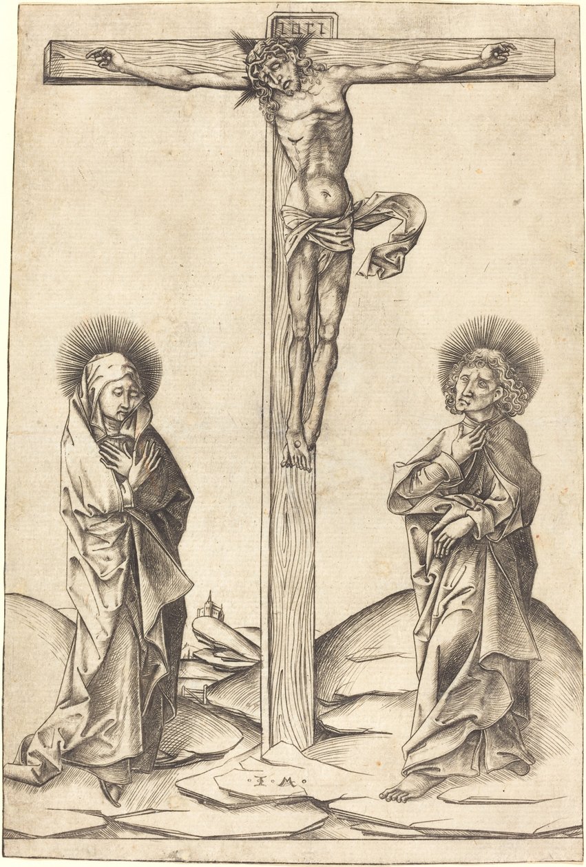 La crucifixión de Israhel van Meckenem