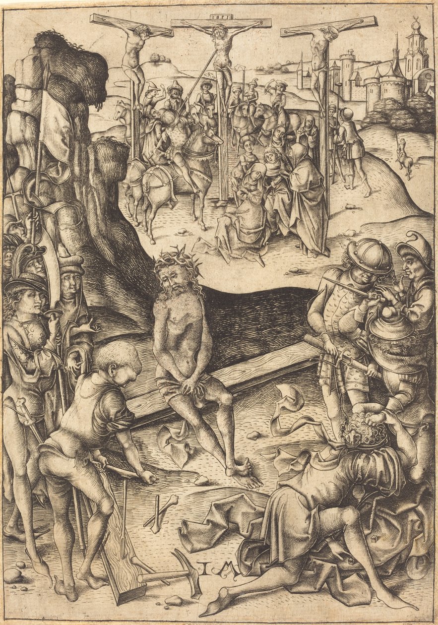 La Crucifixión de Israhel van Meckenem