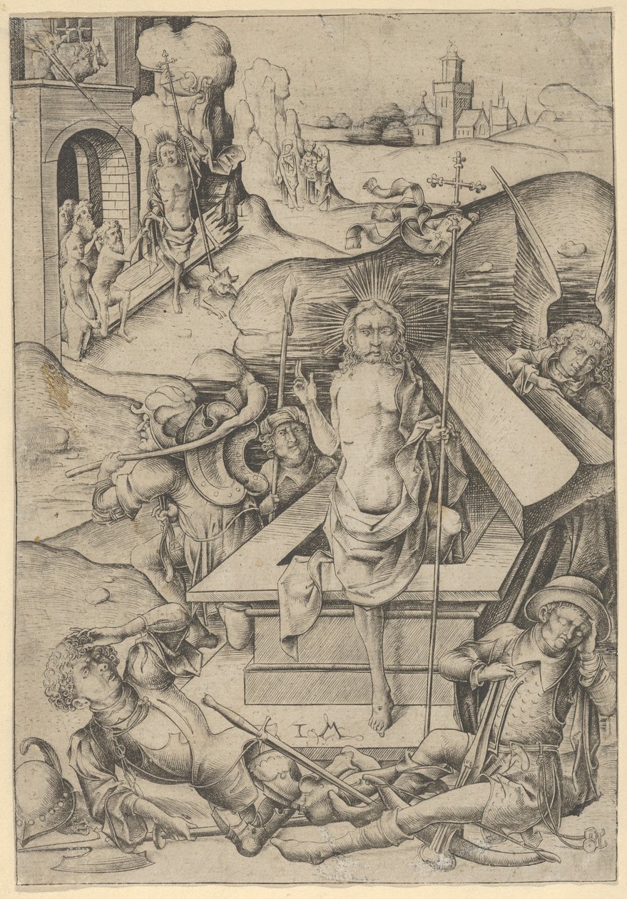 La Resurrección, n.d. de Israhel van Meckenem