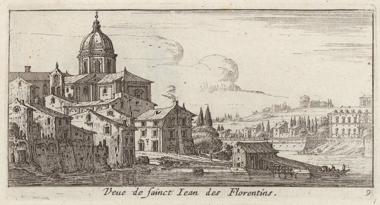 Vista de San Juan de los Florentinos de Israël Silvestre