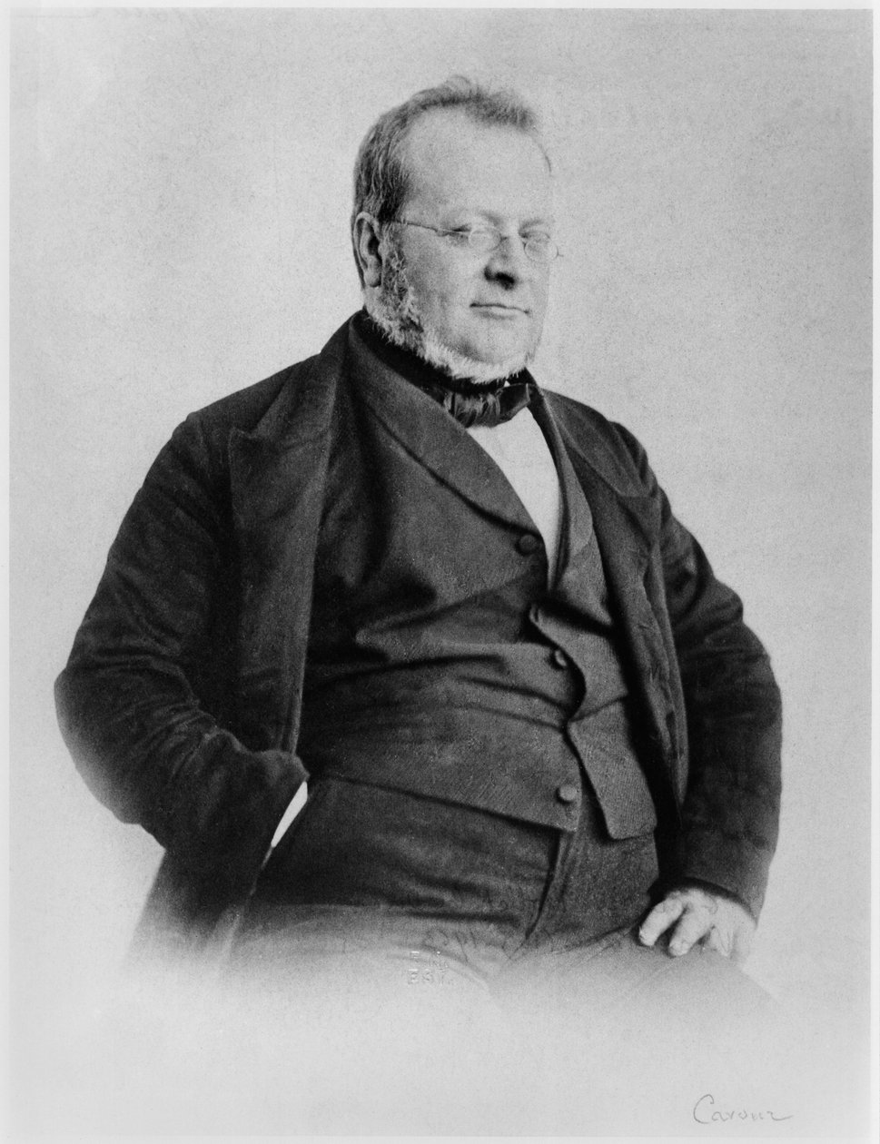 Conde Camillo Berso de Cavour (1810-61) de Italian Photographer