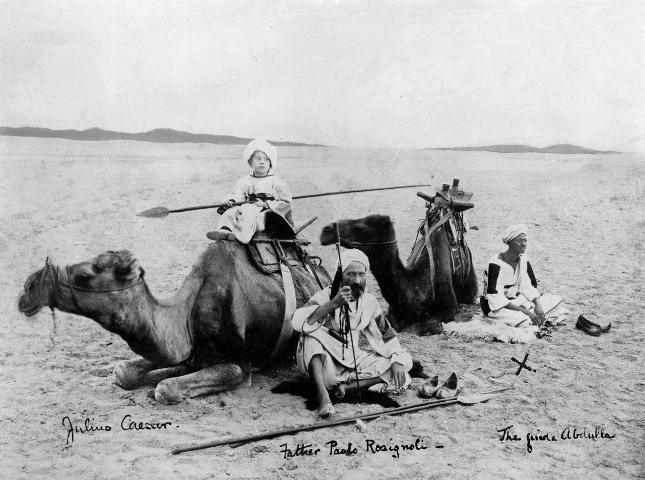 Padre Paolo Rosignoli en África, c.1885 de Italian Photographer