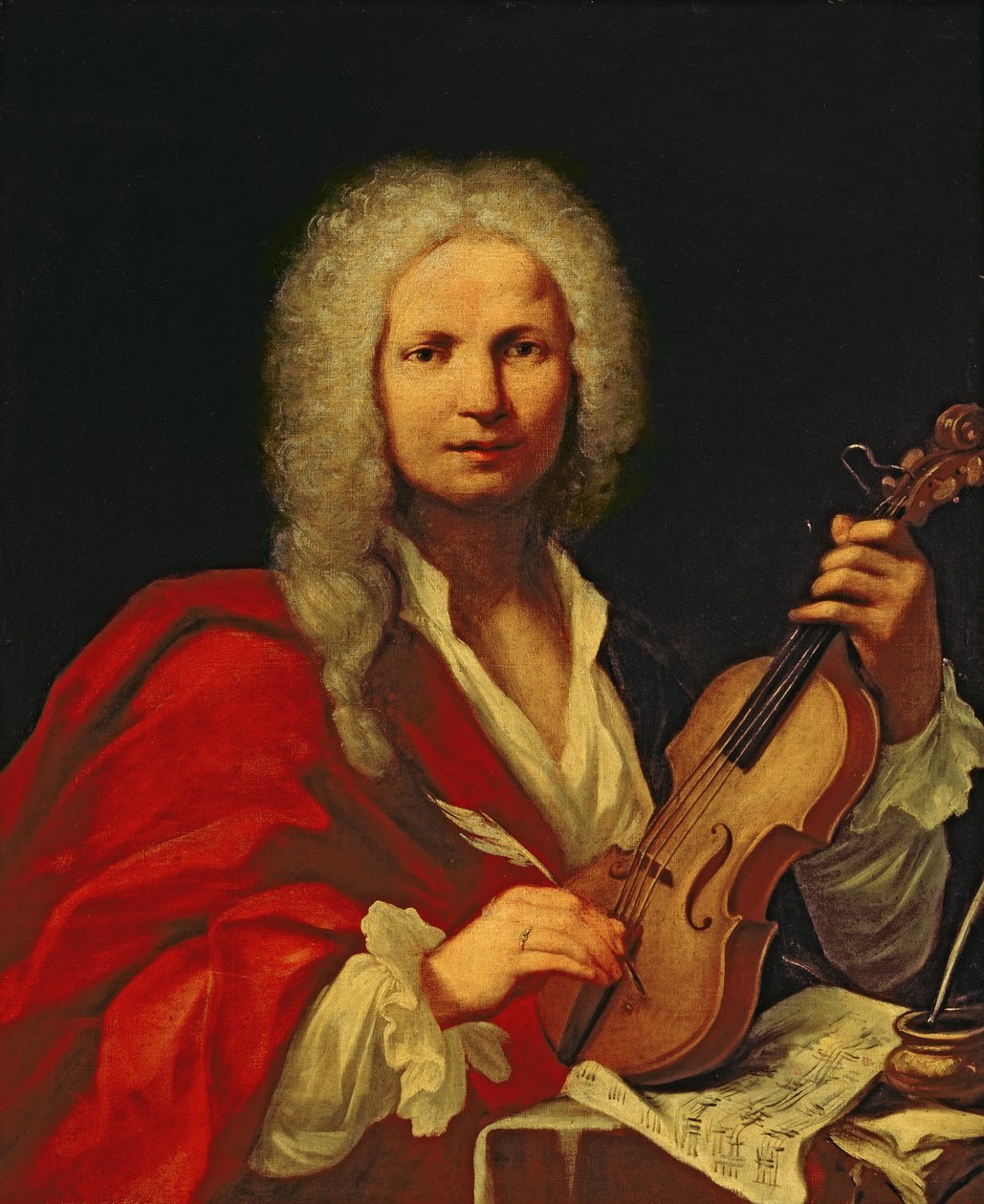 Retrato de Antonio Vivaldi de Italian School