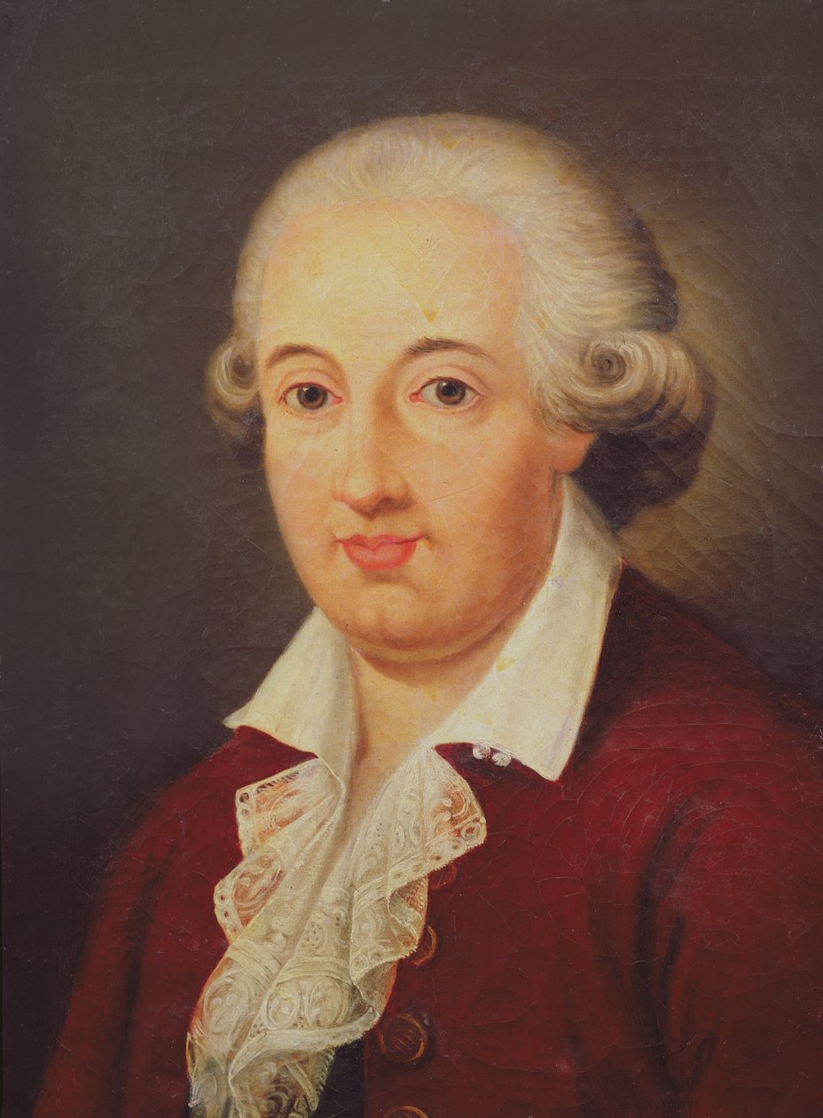 Retrato de Domenico Cimarosa (1749-1801) de Italian School