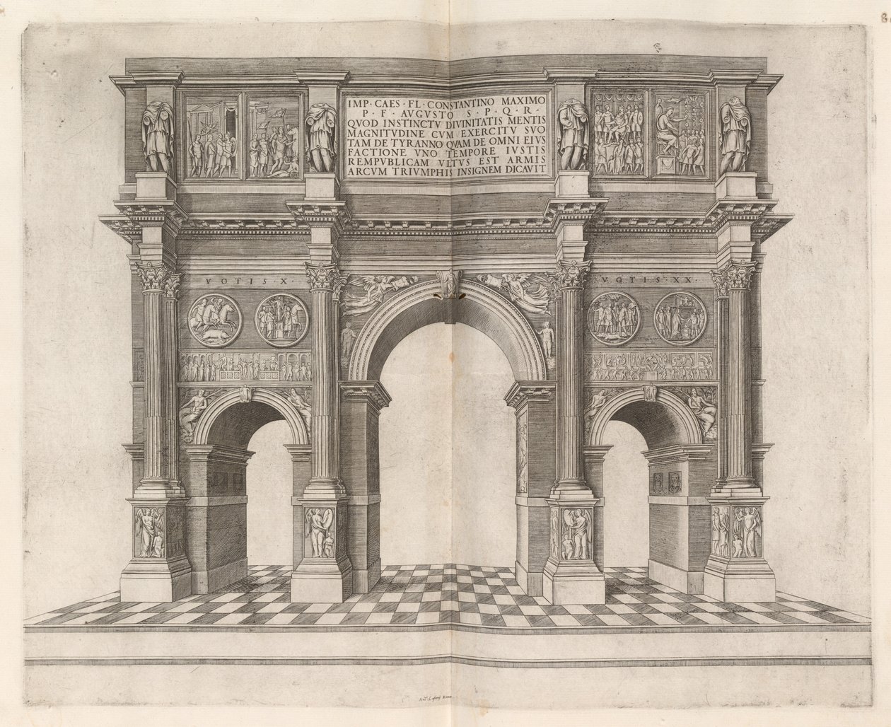 Arco de Constantino de Italian 16th Century