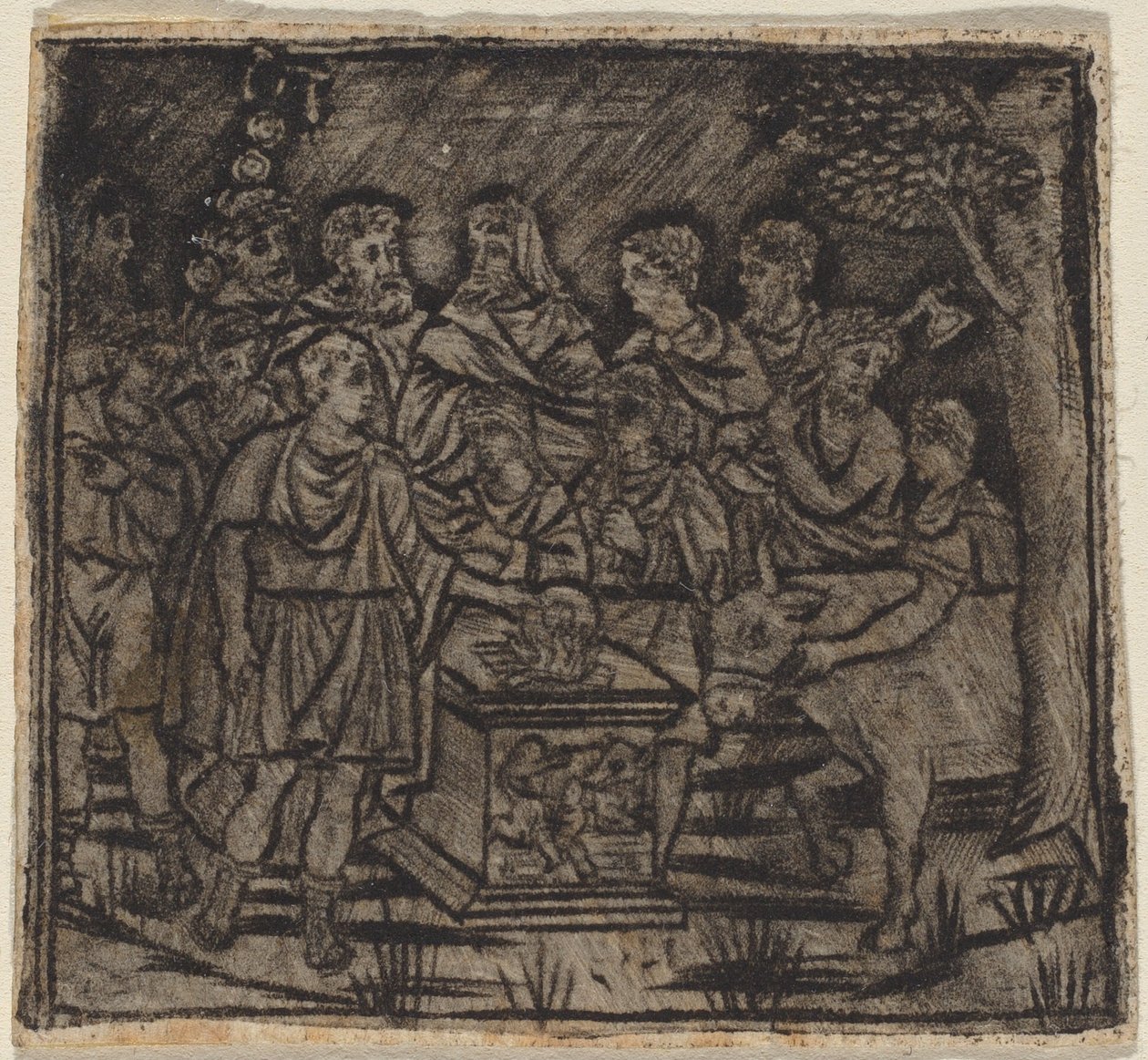Sacrificio de Italian 16th Century
