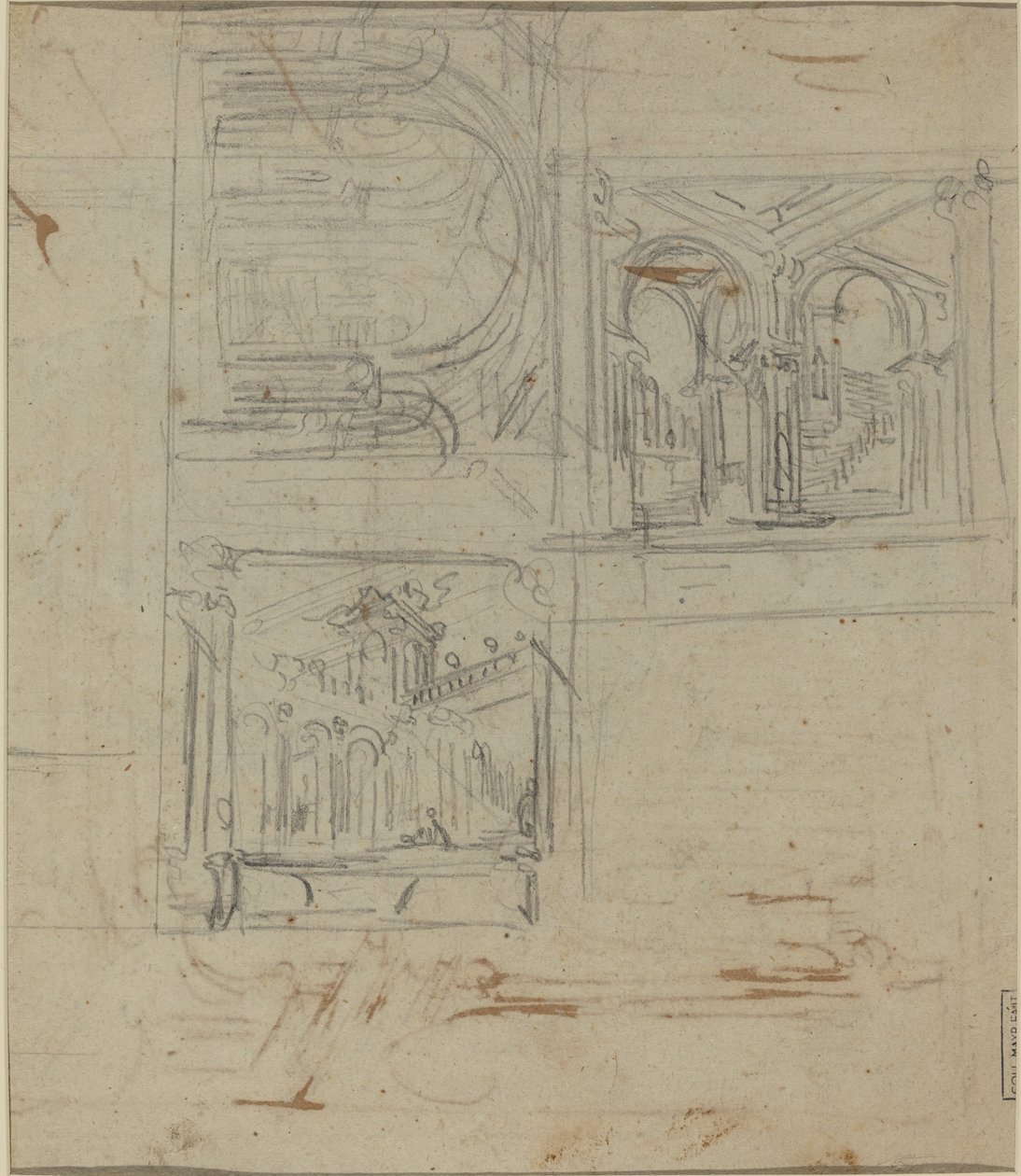 Estudios Arquitectónicos Fantásticos de Italian 18th Century