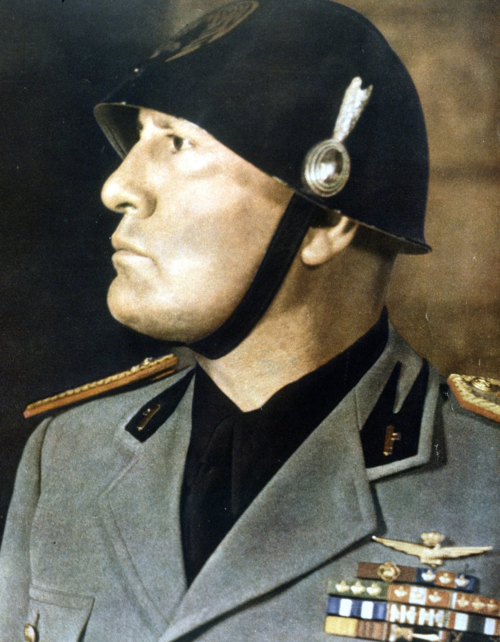 Retrato de Mussolini. de Italian Photographer
