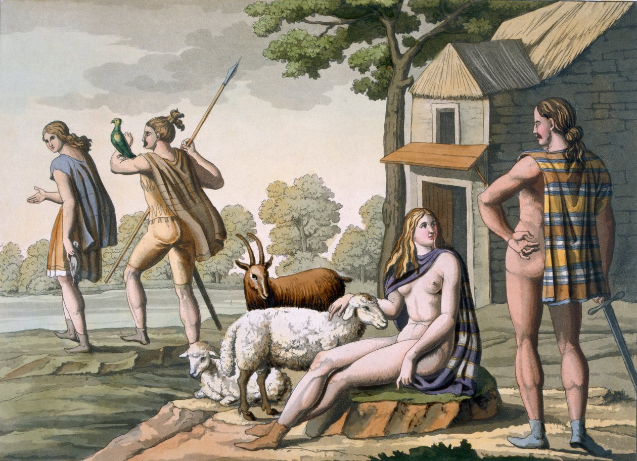 Galos Antiguos, c.1800-18 de Italian School