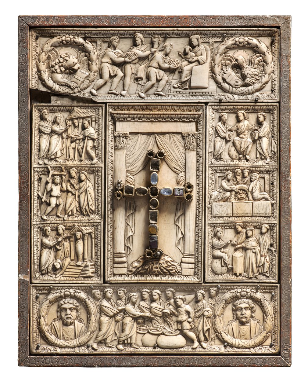 Cubierta de un libro de evangelios, reverso de Italian School