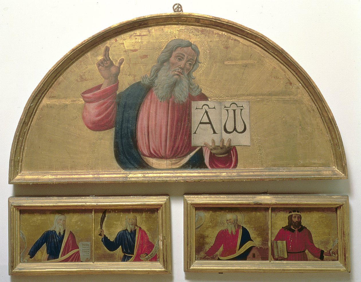 Padre eterno (témpera sobre tabla) de Italian School