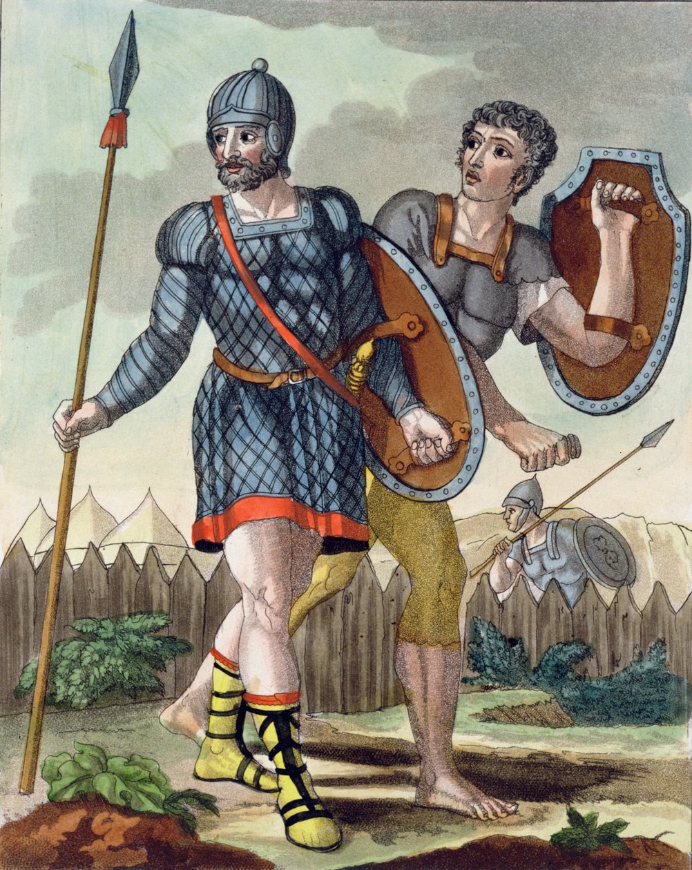 Legionarios, de LAntica Roma, 1825 de Italian School