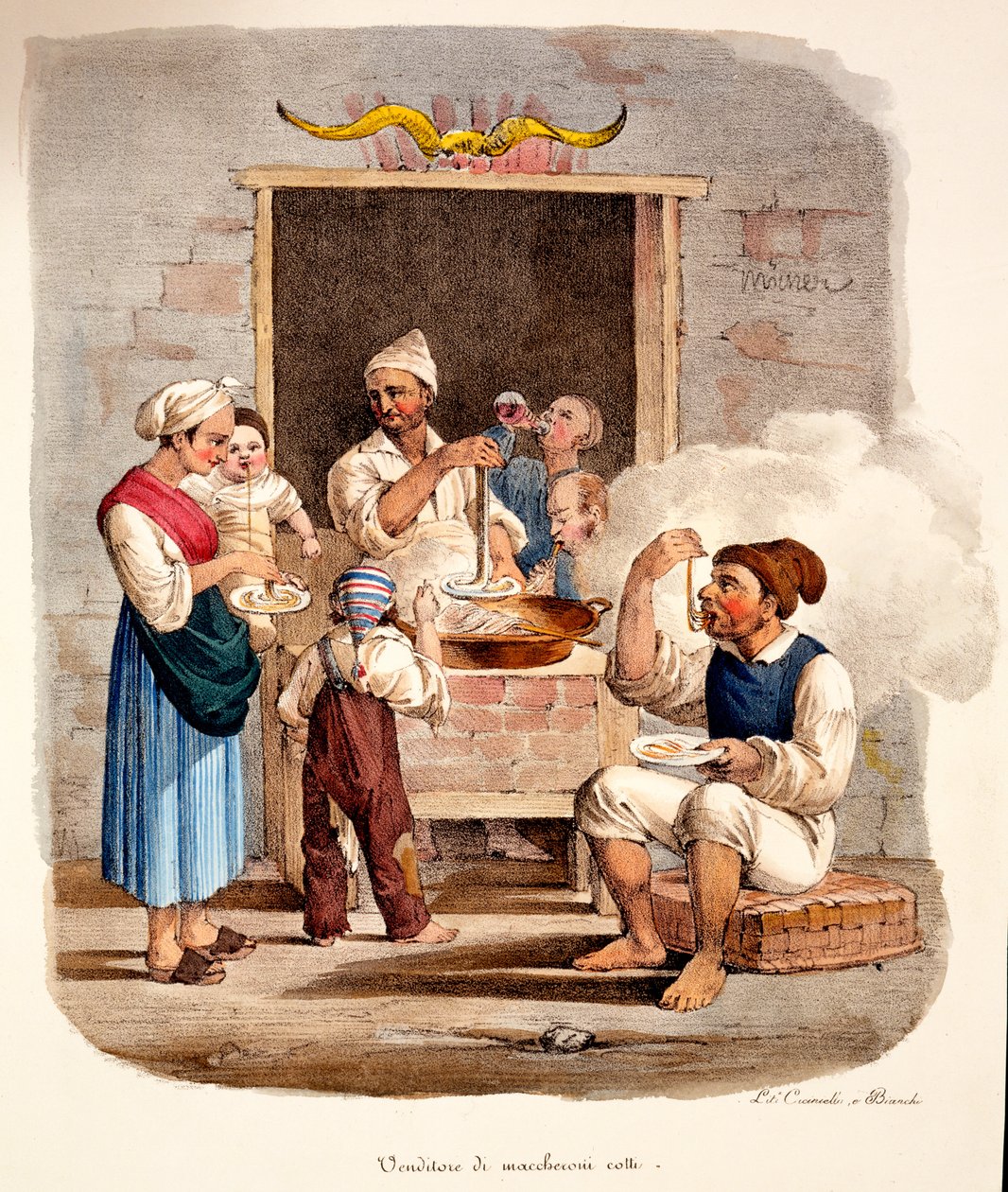 Vendedor de Pasta de Italian School
