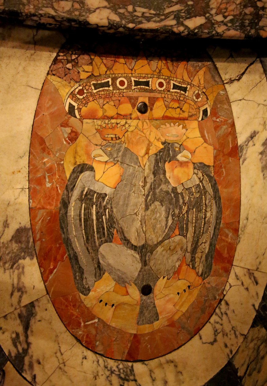 Cresta pavimentada (mármol) de Italian School