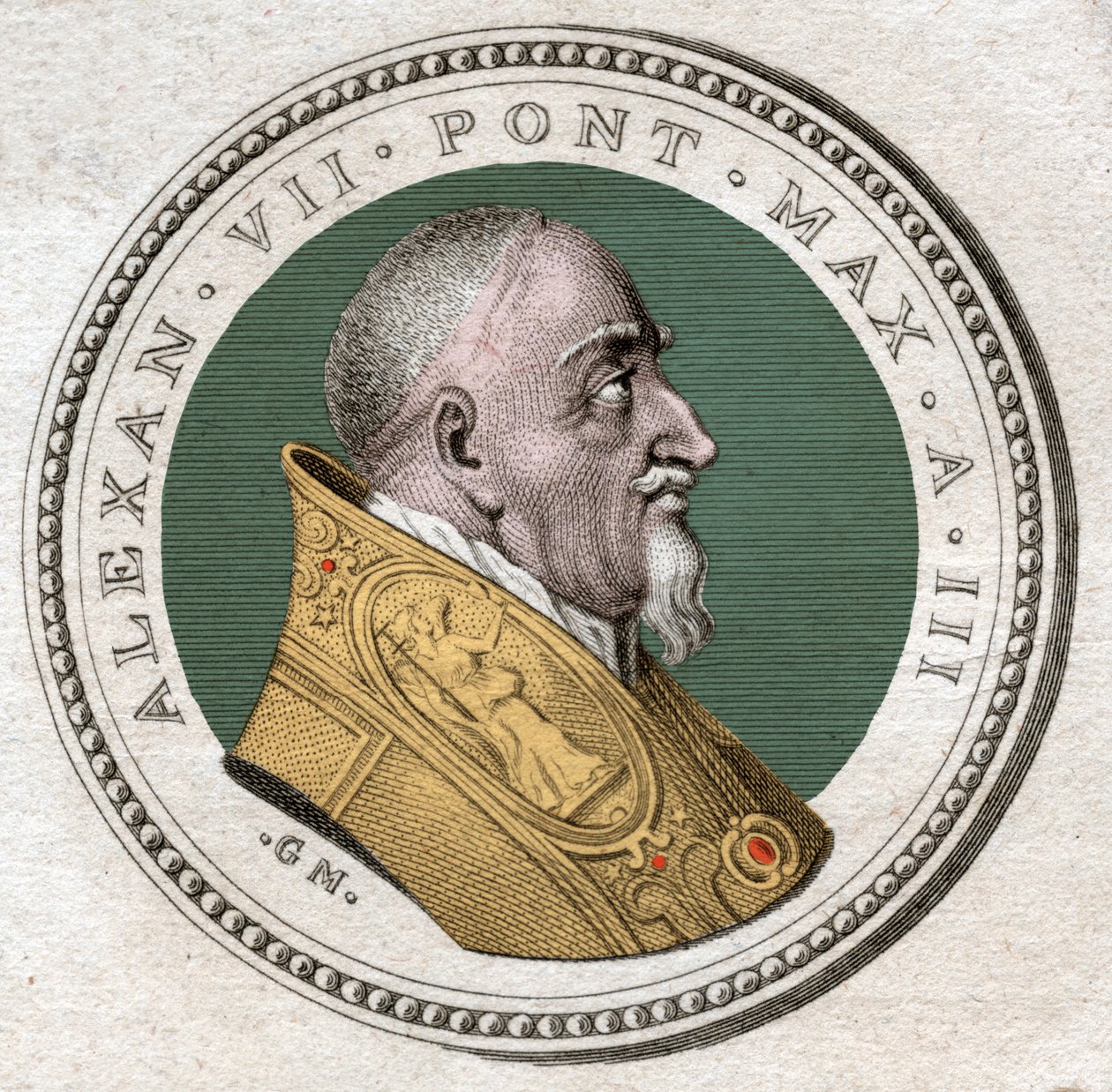 Papa Alejandro VII de Italian School