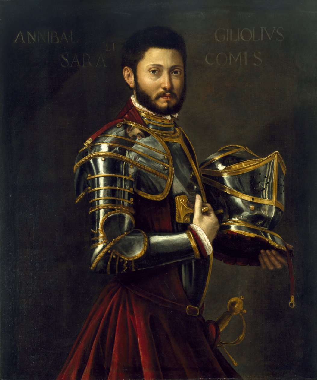 Retrato de un Hombre, siglo XVI de Italian School