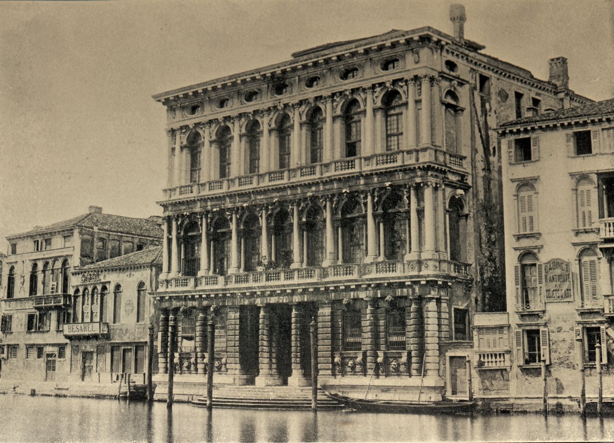 Residencia de Robert Browning en Venecia de Italian School