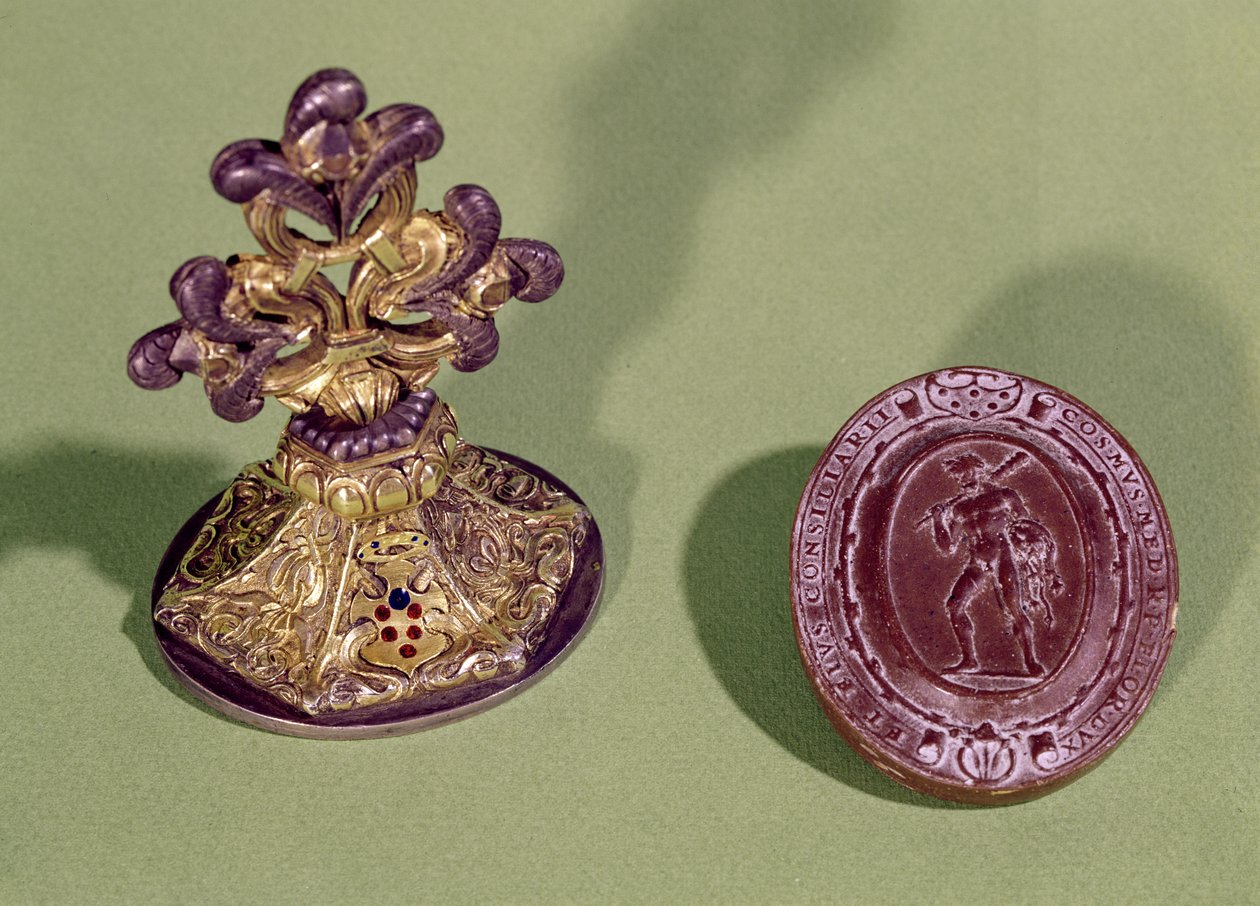 Sello de Cosimo de Medici (1519-74) de Italian School