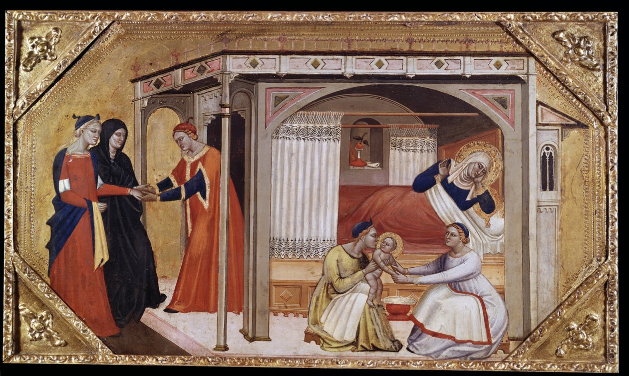 El Nacimiento de la Virgen de Italian School