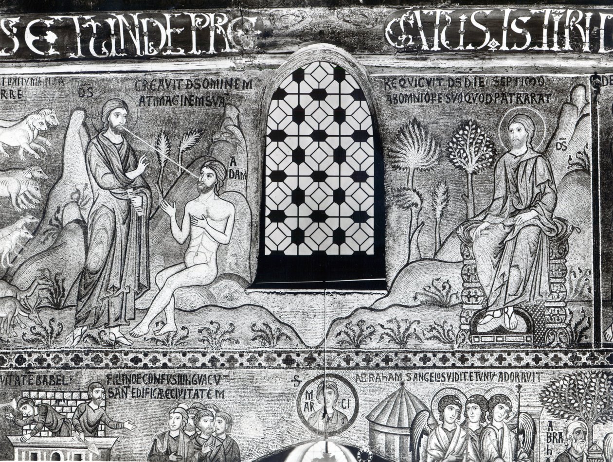 La Creación de Adán de Italian School