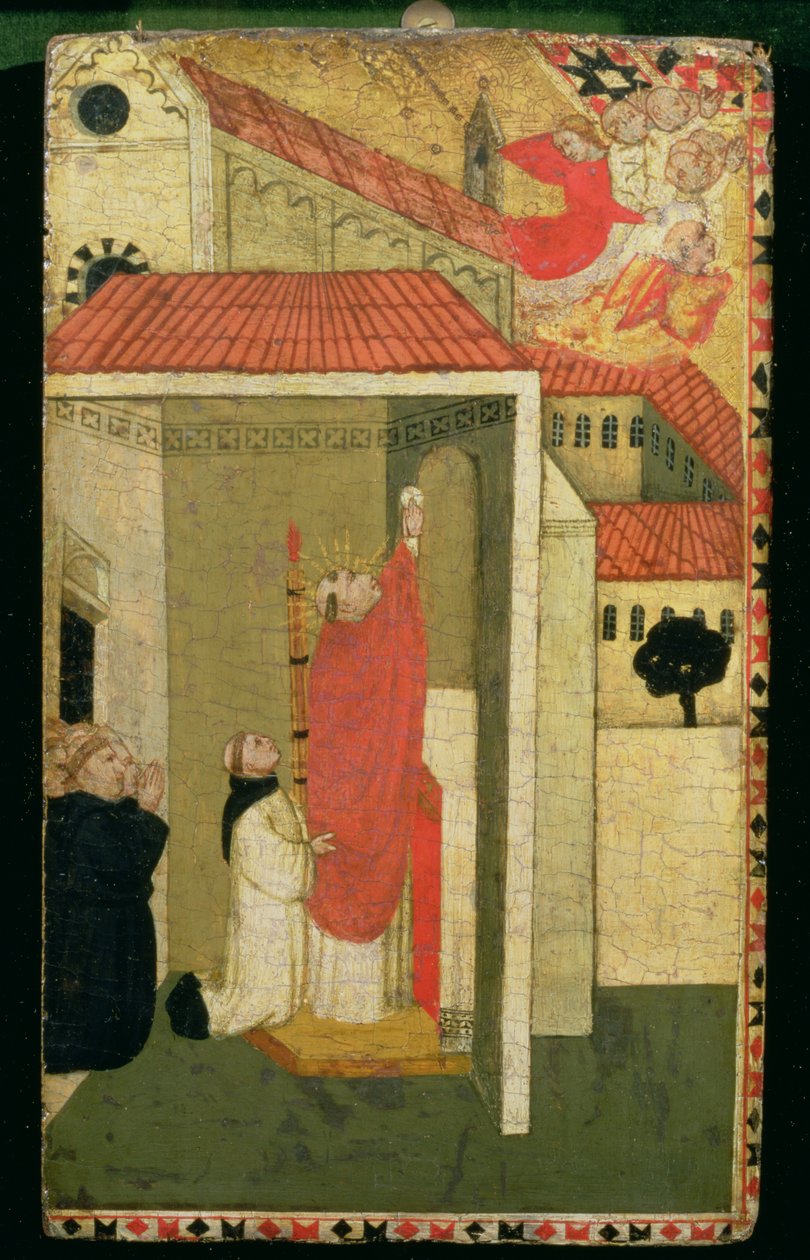 La elevación de la hostia de Italian School