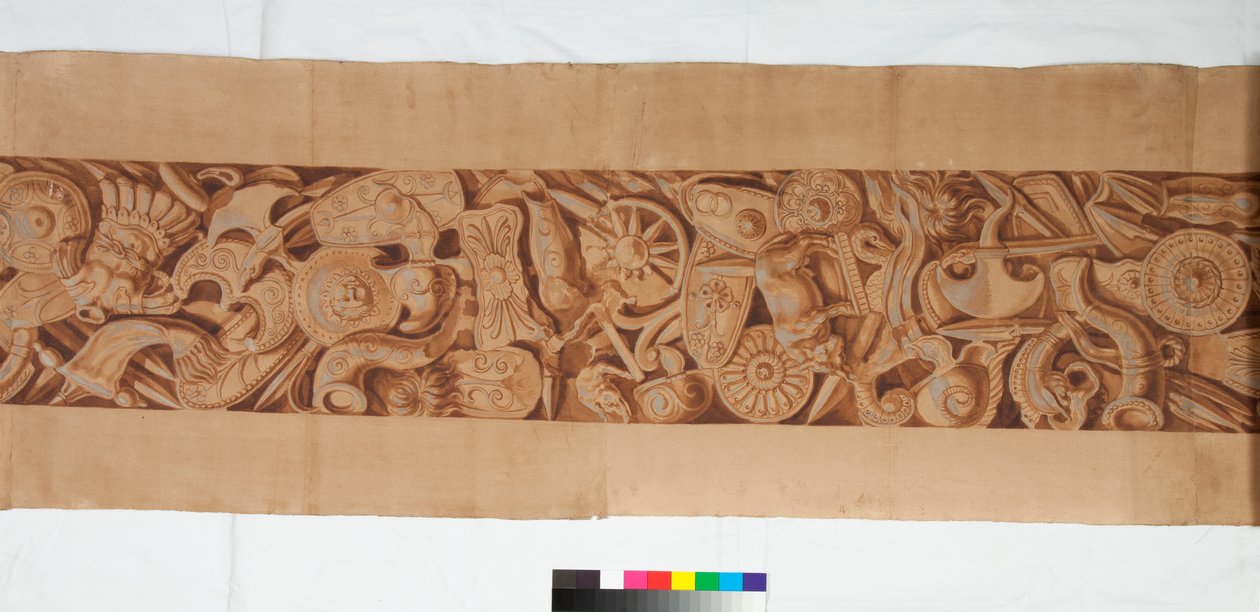 Tres dibujos después del Antiguo, c.1750 de Italian School