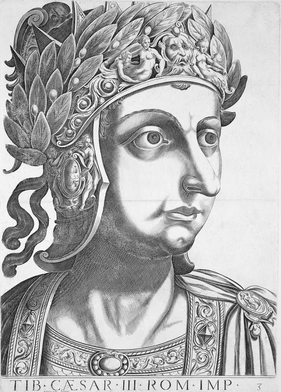 Tiberio César (42 a.C.-37 d.C.), 1596 de Italian School
