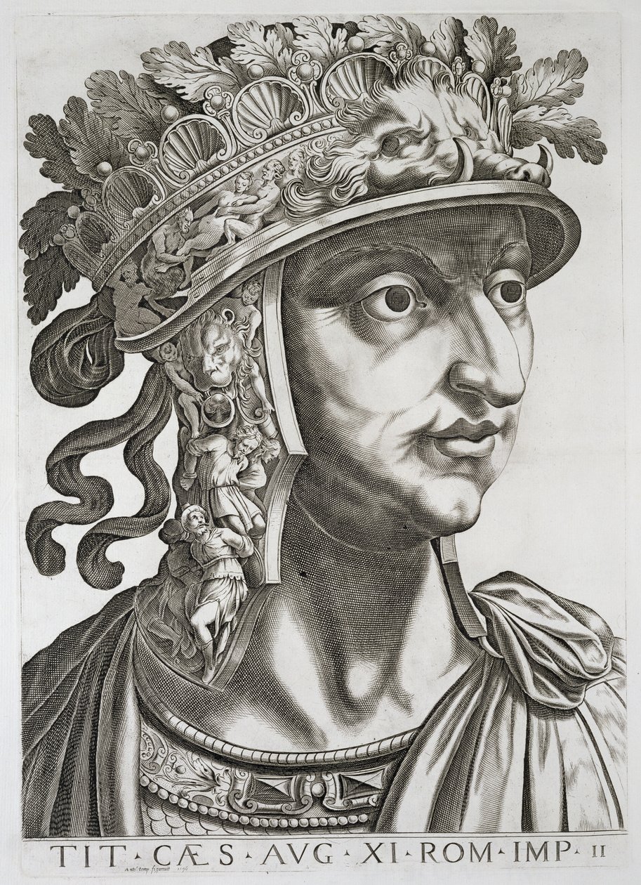 Tito César (39-81 d.C.), 1596 de Italian School
