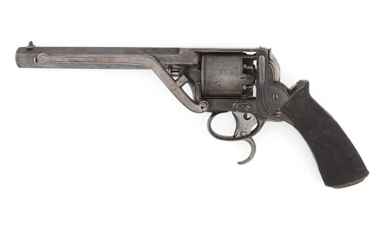 Revólver Tranter de percusión modelo Dragoon calibre .50 de Italian School