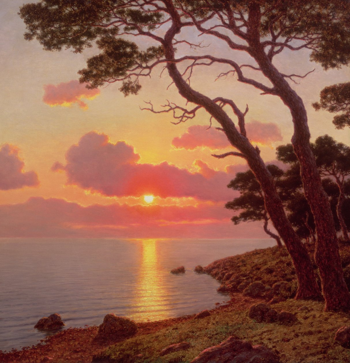 Calma de la tarde, Costa Azul de Ivan Fedorovich Choultse