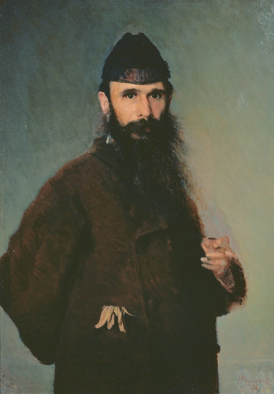 Retrato de Alexander Litovtchenko (1835-90), 1878 de Ivan Nikolaevich Kramskoy