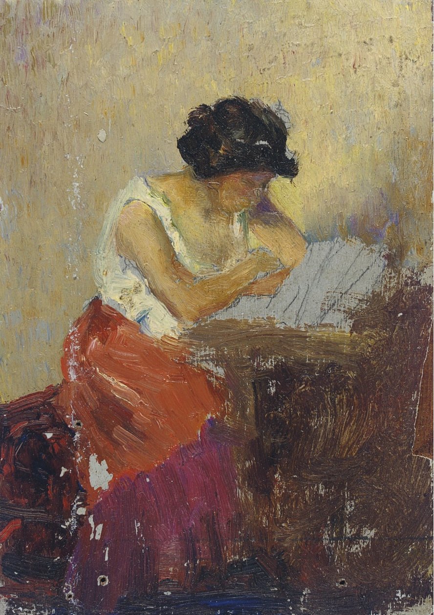 Ninie, brazos desnudos de Ivan Pavlovich Pokhitonov