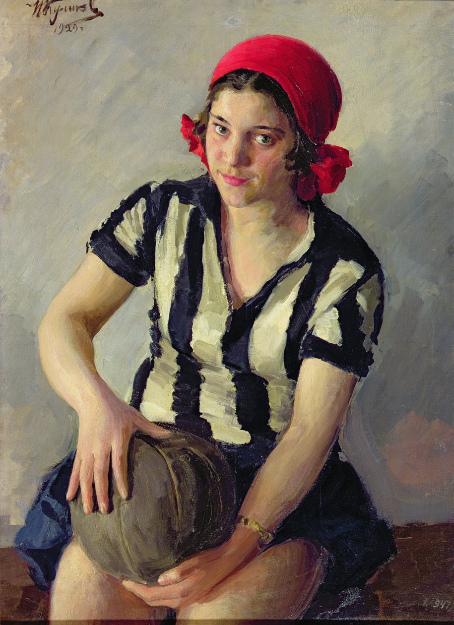 Una deportista, 1928 de Ivan Semyonovich Kulikov