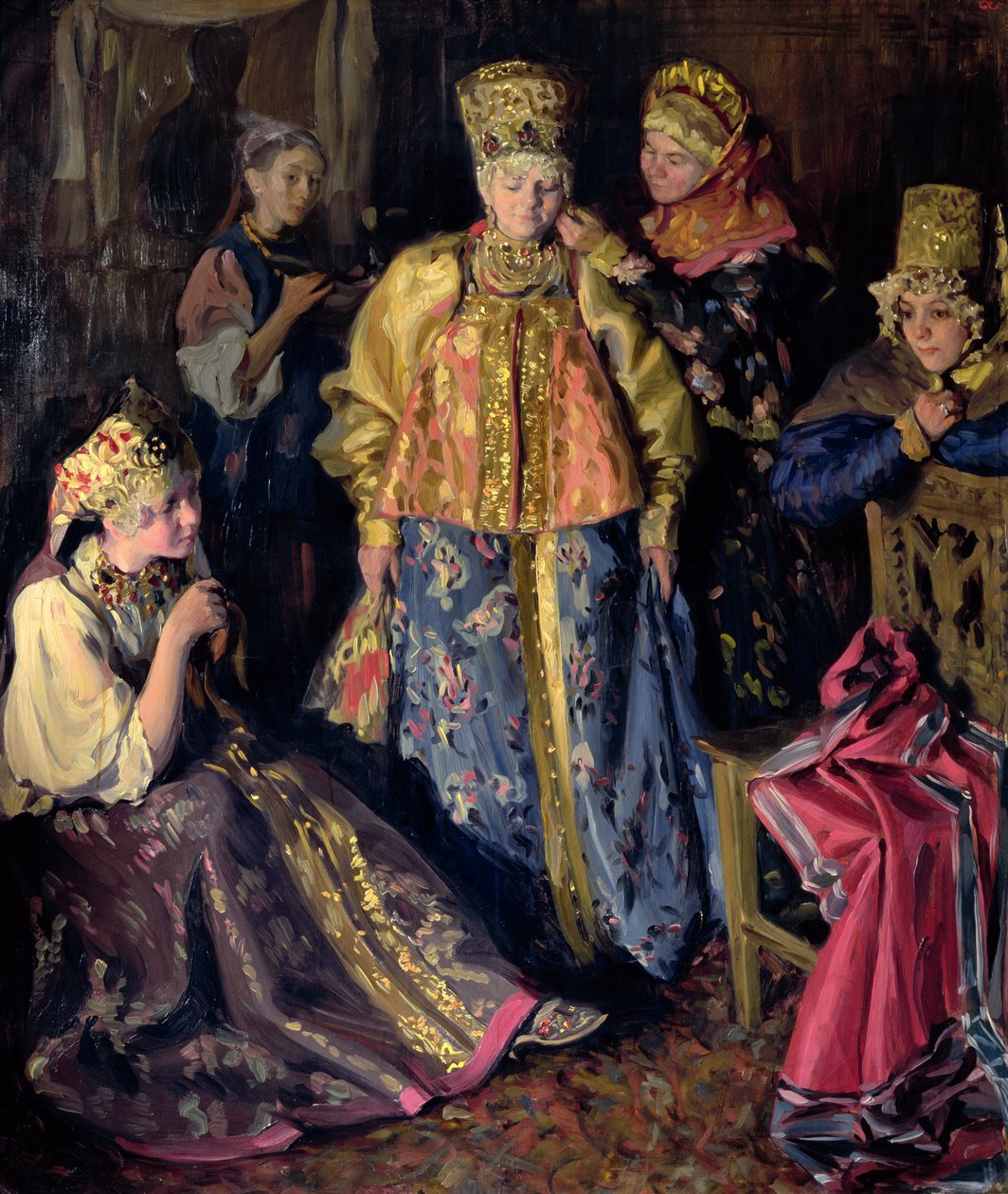 Vestido de novia, 1911 de Ivan Semyonovich Kulikov