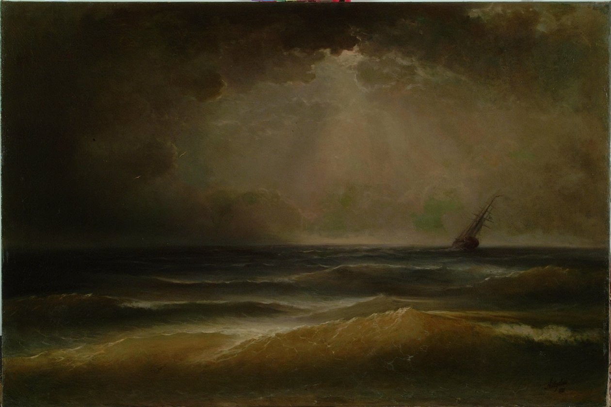Tormenta de Ivan Aivazovsky