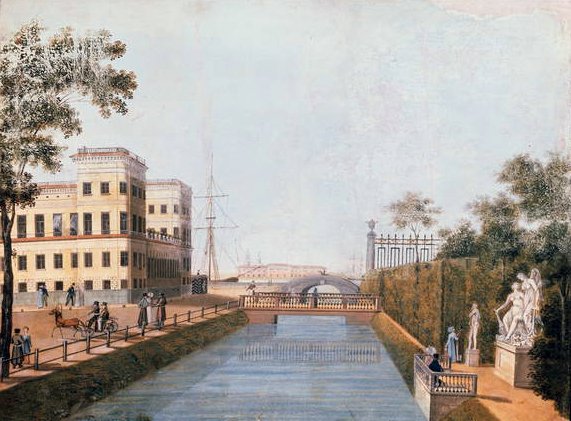 Vista de San Petersburgo, 1839 de Ivan Belonogov