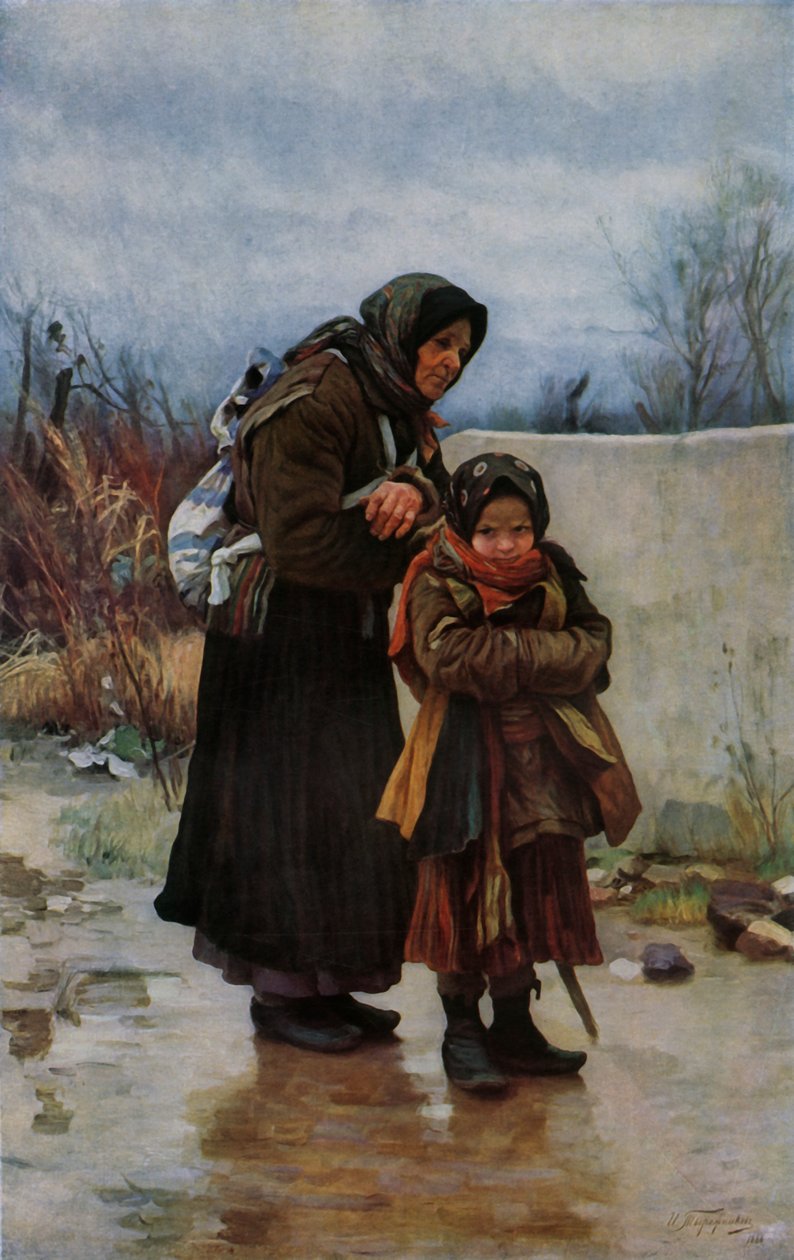 Abuela y Nieto de Ivan Ivanovic Tvoroznikov