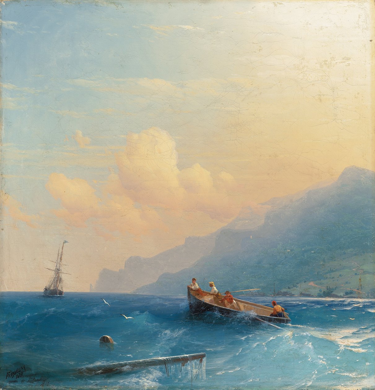 Buscando sobrevivientes de Ivan Konstantinovich Aivazovsky